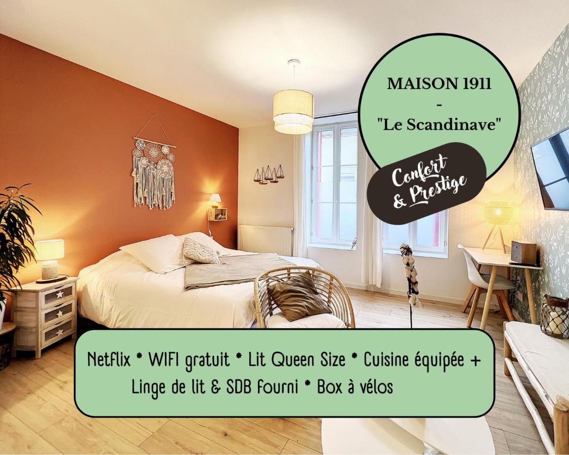Appart Le Scandinave - Maison 1911 - Confort & Prestige Жьен Экстерьер фото